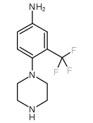 4-piperazin-1-yl-3-(trifluoromethyl)aniline