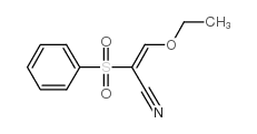 2-(benzenesulfonyl)-3-ethoxyprop-2-enenitrile