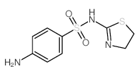 4-amino-N-(4,5-dihydro-1,3-thiazol-2-yl)benzenesulfonamide