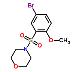 4-[(5-Bromo-2-methoxyphenyl)sulfonyl]morpholine CAS:325809-68-5 第1张