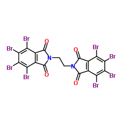 1,2-bis(tetrabromophthalimido) ethane Cas:32588-76-4 第1张