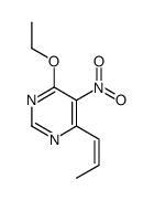 4-Ethoxy-5-nitro-6-[(1E)-1-propen-1-yl]pyrimidine