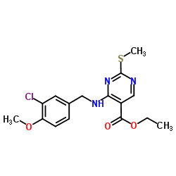 4-(3-Chloro-4-methoxy-benzylamino)-2-methylsulfanyl-pyrimidine-5-carboxylic Acid Ethyl Ester CAS:330785-81-4 manufacturer price 第1张