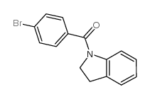 (4-bromophenyl)-(2,3-dihydroindol-1-yl)methanone