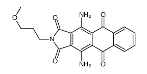 4,11-diamino-2-(3-methoxypropyl)naphtho[2,3-f]isoindole-1,3,5,10-tetrone CAS:3316-13-0 第1张