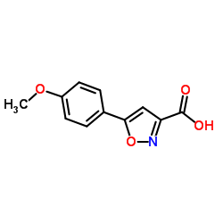 5-(4-methoxyphenyl)-1,2-oxazole-3-carboxylic acid CAS:33282-16-5 第1张