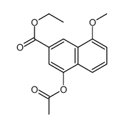 Ethyl 4-acetoxy-8-methoxy-2-naphthoate