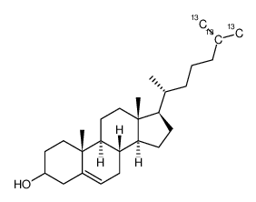 cholesterol-25,26,27-13c3 CAS:335080-97-2 第1张