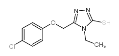 3-[(4-chlorophenoxy)methyl]-4-ethyl-1H-1,2,4-triazole-5-thione