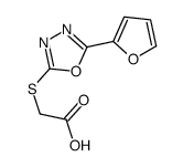 {[5-(2-Furyl)-1,3,4-oxadiazol-2-yl]sulfanyl}acetic acid