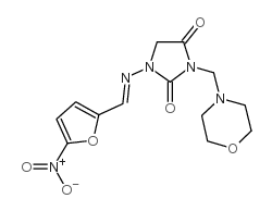 3-(morpholin-4-ylmethyl)-1-[(E)-(5-nitrofuran-2-yl)methylideneamino]imidazolidine-2,4-dione