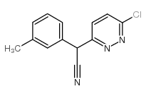 2-(6-chloropyridazin-3-yl)-2-(3-methylphenyl)acetonitrile