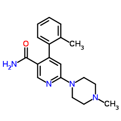 3-PYRIDINECARBOXAMIDE,4-(2-METHYLPHENYL)-6-(4-METHYL-1-PIPERAZINYL)- Cas:342417-01-0 第1张