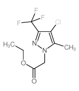 ethyl 2-(4-chloro-5-methyl-3-(trifluoromethyl)-1H-pyrazol-1-yl)acetate