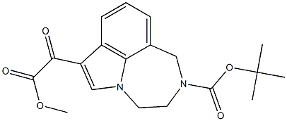 Pyrrolo[3,2,1-jk][1,4]benzodiazepine-7(1H)-acetic acid, 2-[(1,1-dimethylethoxy)carbonyl]-3,4-dihydro-Alpha-oxo-, methyl ester