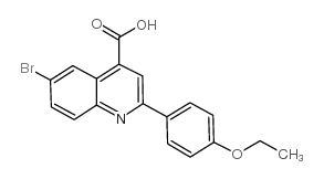 6-bromo-2-(4-ethoxyphenyl)quinoline-4-carboxylic acid