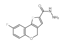 8-fluoro-4H-thieno[3,2-c]chromene-2-carbohydrazide CAS:351003-41-3 第1张