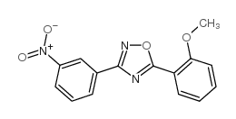 5-(2-Methoxyphenyl)-3-(3-nitrophenyl)-1,2,4-oxadiazole CAS:352341-25-4 第1张