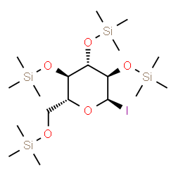 2,3,4,6-Tetrakis-O-(trimethylsilyl)-alpha-D-glucopyranosyl iodide