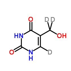 5-(hydroxymethyl-d2)uracil-6-d1