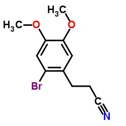 3-(2-BROMO-4,5-DIMETHOXYPHENYL)PROPANENITRILE Cas:35249-62-8 第1张