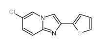 6-chloro-2-thiophen-2-ylimidazo[1,2-a]pyridine