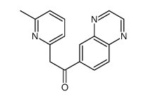 2-(6-methylpyridin-2-yl)-1-quinoxalin-6-ylethanone