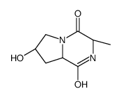 (3R,7S,8aR)-7-Hydroxy-3-methylhexahydropyrrolo[1,2-a]pyrazine-1,4 -dione