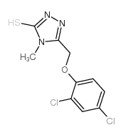 3-[(2,4-dichlorophenoxy)methyl]-4-methyl-1H-1,2,4-triazole-5-thione CAS:35687-30-0 第1张