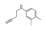 3-(3,4-dimethylanilino)propanenitrile