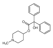 1-methyl-4-piperidyl Diphenylglycolate Cas:3608-67-1 第1张