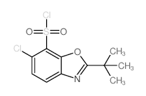 2-tert-butyl-6-chloro-benzooxazole-7-sulfonyl chloride