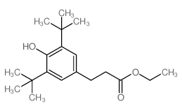 ethyl 3-(3,5-ditert-butyl-4-hydroxyphenyl)propanoate CAS:36294-24-3 第1张