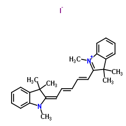 1,1',3,3,3',3'-hexamethylindodicarbocyanine iodide