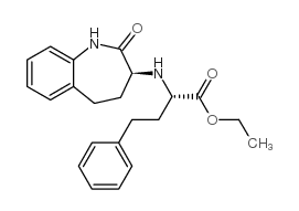 ethyl (2S)-2-[[(3S)-2-oxo-1,3,4,5-tetrahydro-1-benzazepin-3-yl]amino]-4-phenylbutanoate