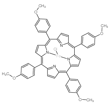 5,10,15,20-tetrakis(4-methoxyphenyl)-21h,23h-porphine iron(iii) chloride CAS:36995-20-7 第1张