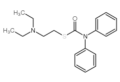 S-[2-(diethylamino)ethyl] N,N-diphenylcarbamothioate