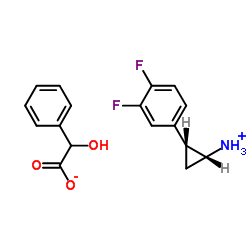 (1R,2S)-2-(3,4-Difluorophenyl)cyclopropanaminium (2R)-hydroxy(phenyl) Ethanoate CAS:376608-71-8 manufacturer price 第1张