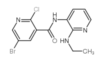 5-bromo-2-chloro-N-[2-(ethylamino)pyridin-3-yl]pyridine-3-carboxamide