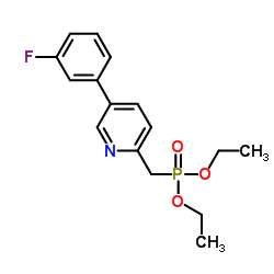 Phosphonic acid, [[5-(3-fluorophenyl)-2-pyridinyl]Methyl]-, diethyl ester