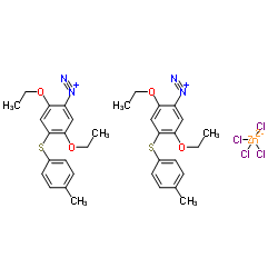 2,5-Diethoxy-4-[(4-methylphenyl)thio]-benzenediazonium tetrachlorozincate