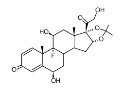 9α-Fluor-6β,11β,21-trihydroxy-16α,17α-isopropylidendioxy-pregna-1,4-dien-3,20-dion