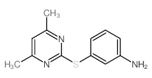 3-(4,6-dimethylpyrimidin-2-yl)sulfanylaniline