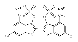 disodium,[6-chloro-2-(6-chloro-4-methyl-3-sulfonatooxy-1-benzothiophen-2-yl)-4-methyl-1-benzothiophen-3-yl] sulfate