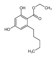 2,4-dihydroxy-6-pentyl-benzoic Acid Ethyl Ester Cas:38862-65-6 第1张