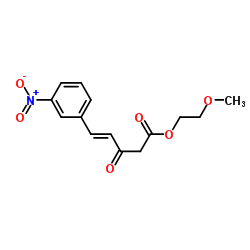 2-Methoxyethyl 2-[(3-nitrophenyl)methylene]acetoacetate Cas:39562-22-6 第1张