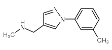 N-methyl-1-[1-(3-methylphenyl)pyrazol-4-yl]methanamine,hydrochloride