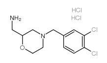 c-[4-(3,4-dichloro-benzyl)-morpholin-2-yl]-methylamine dihydrochloride CAS:407640-03-3 第1张