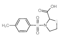 3-(4-methylphenyl)sulfonyl-1,3-thiazolidine-2-carboxylic acid