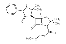 methoxymethyl (2S,5R,6R)-6-(2,2-dimethyl-5-oxo-4-phenylimidazolidin-1-yl)-3,3-dimethyl-7-oxo-4-thia-1-azabicyclo[3.2.0]heptane-2-carboxylate